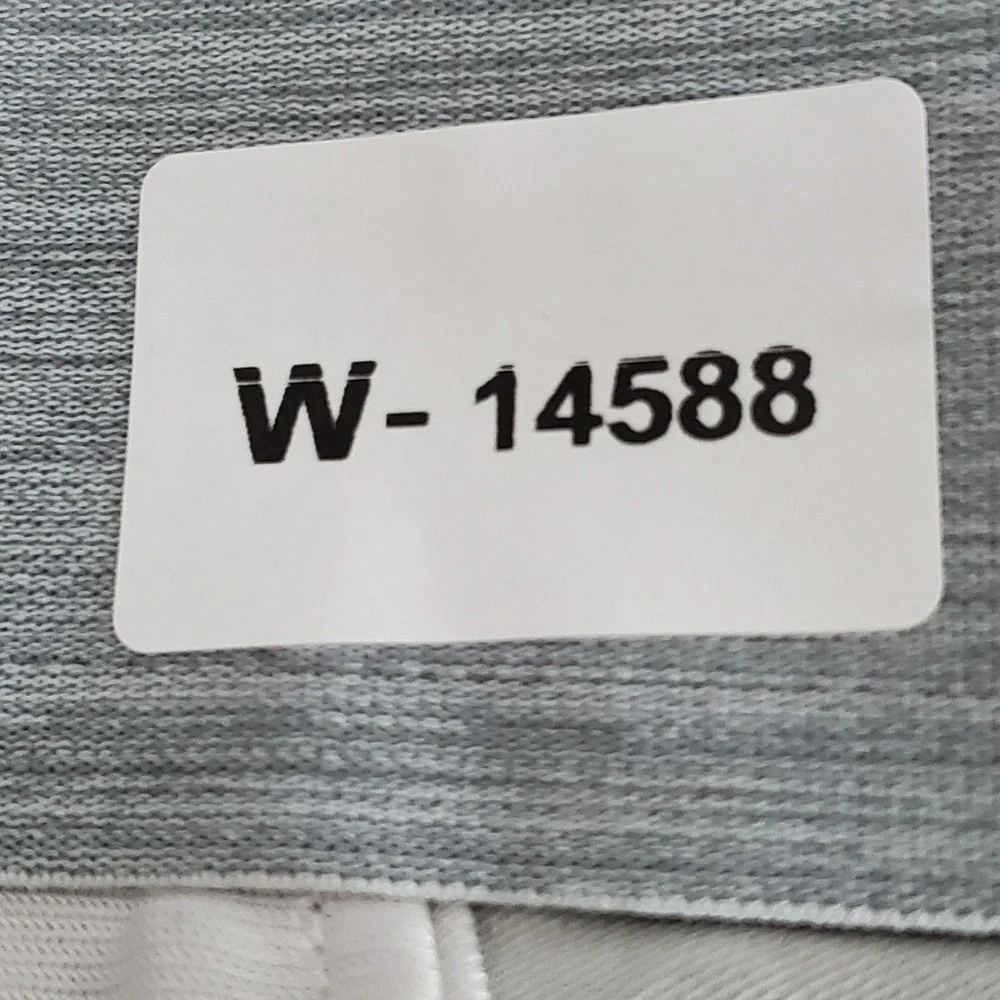 Adidas Men Pants 36X30 Light Gray Chino Golf Nylon Straight Pockets 27